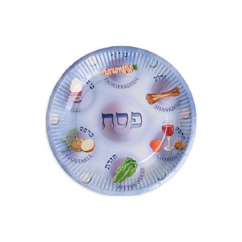 Disposable Paper Seder Plates | Passover | Judaica