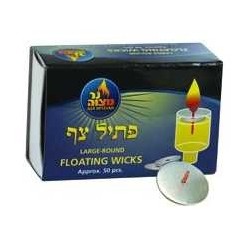 Round Floating Wicks | Hanukkah | Judaica