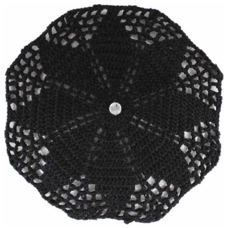 Ladies Crocheted Head Covers - Black | Kippahs | Judaica