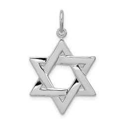 Sterling Silver Die-Struck Star of David Pendant | Jewelry | Judaica