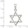 Sterling Silver High Polish Star of David Pendant | Jewelry | Judaica