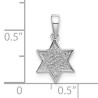 Sterling Silver CZ Burst Star of David Pendant | Jewelry | Judaica