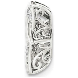 Sterling Silver CZ Vibrant Star of David Pendant | Jewelry | Judaica