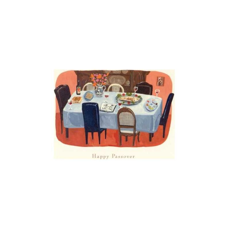 The Seder Table - Box of 10 Cards | Gifts | Judaica