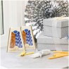 Premium Handcrafted Hanukkah Candles - Blue/Orange | Hanukkah | Judaic