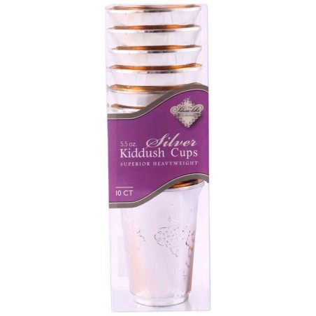 Disposable Grapes Kiddush Cups - Pack of 10 | Kiddush Cups | Judaica