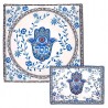 Hamsa Collection Matzah Cover & Afikomen Bag | Passover | Judaica