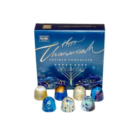 DeLamie Chocolate Chanukah Lights Box | Hanukkah | Judaica