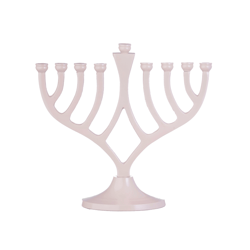 Classic Candle Menorah 7" | Hanukkah | Judaica