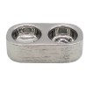 Rounded Double Tealight Holder | Candle Holders | Judaica