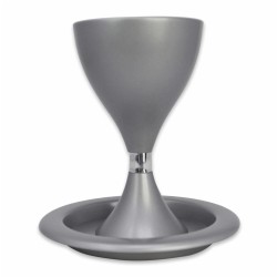 Silver Anodized Aluminum Kiddush Cup By Yair Emanu | Kiddush Cups | Ju