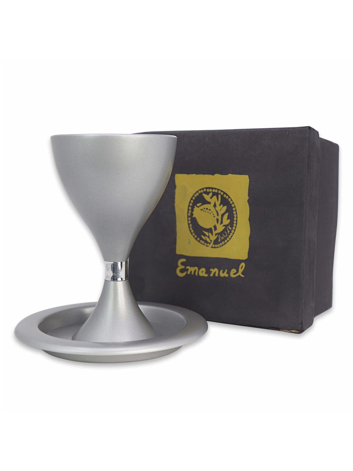 Silver Anodized Aluminum Kiddush Cup By Yair Emanu | Kiddush Cups | Ju