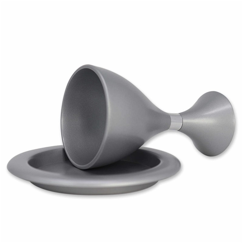 Silver Anodized Aluminum Kiddush Cup By Yair Emanu | Kiddush Cups | Ju