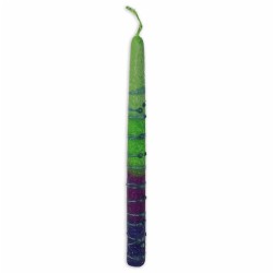 Sunrise Taper Candles - 10 - Green | Artists and Designers | Judaica