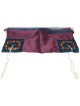 Purple Raw Silk Jerusalem Vista Tallit Set By Yair | Tallit/Tallis | J