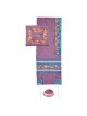 Purple Raw Silk Jerusalem Vista Tallit Set By Yair | Tallit/Tallis | J