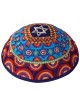 Multicolor Star of David Circles Kippah By Yair Em | Kippahs | Judaica
