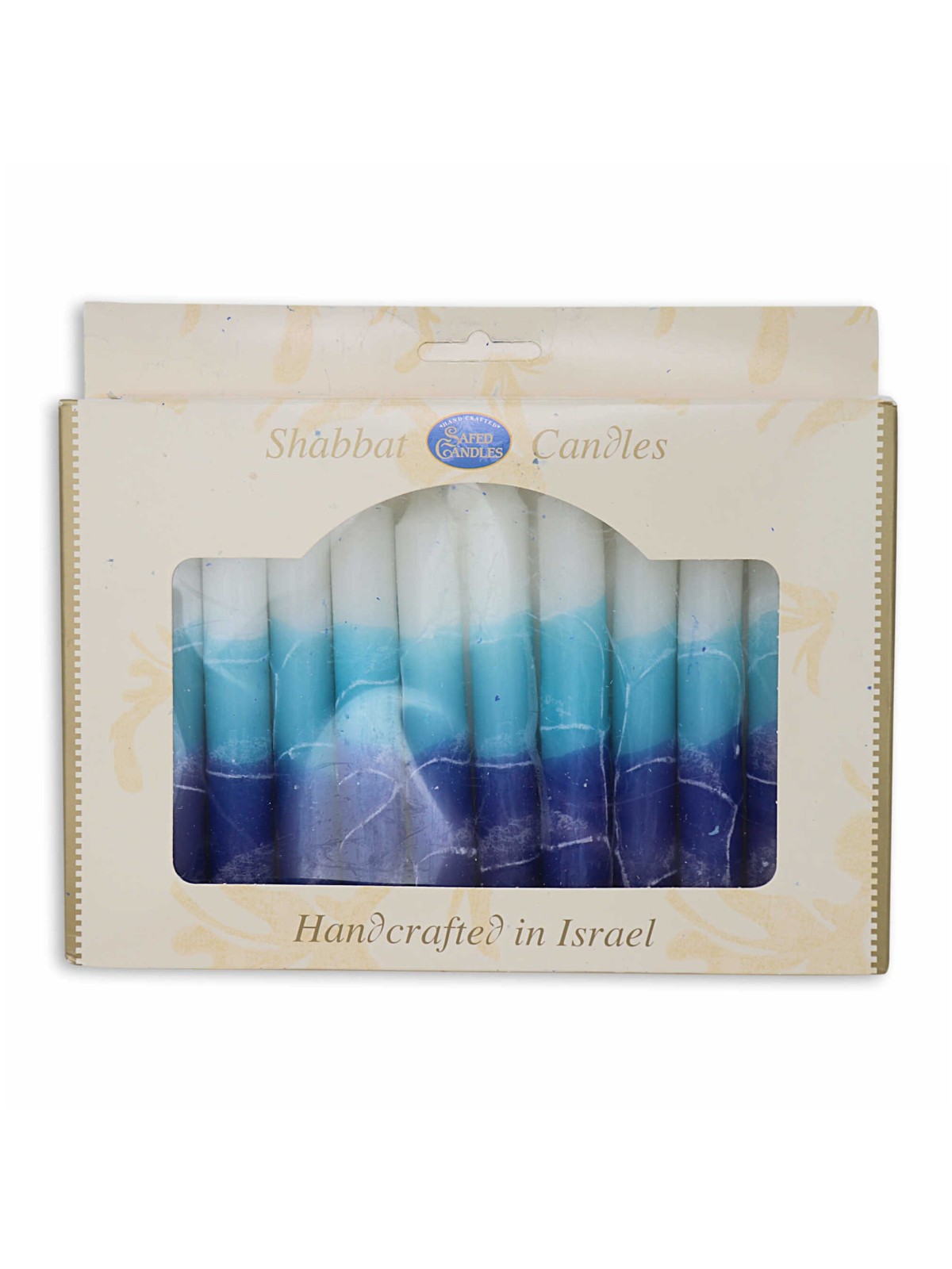 Tri-Color Shabbat Candles | Artists and Designers | Judaica