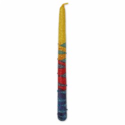Rainbow Taper Candles - 10 - Orange | Artists and Designers | Judaica