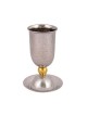 Silver Fitted Anodized Kiddush Cup By Yair Emanuel | Kiddush Cups | Ju