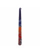 Rainbow Taper Candles - 10 - Blue | Artists and Designers | Judaica