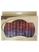 Red Sunrise Shabbat Candle 12 Pack By Safed Candle | Artists and Desig