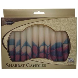 Pink Tree Style Shabbat Candle 12 Pack By Safed Ca | Shabbat Candles &