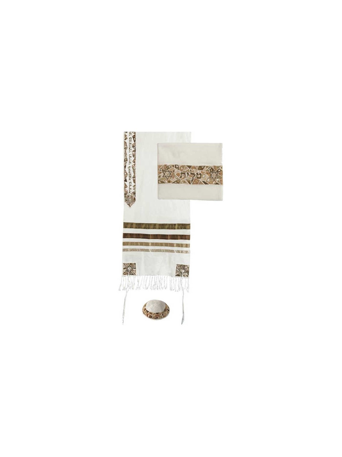 Geometric Magen David Tallit Set By Yair Emanuel 2 | Tallit/Tallis | J