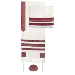 Date Palms Embroidered Tallit Set By Yair Emanuel | Tallit/Tallis | Ju