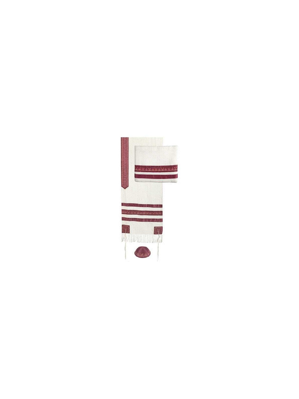 Date Palms Embroidered Tallit Set By Yair Emanuel | Tallit/Tallis | Ju