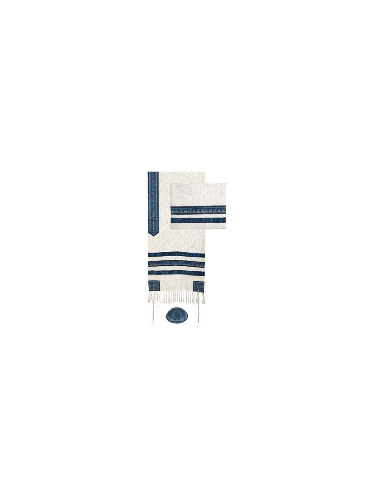Date Palms Embroidered Tallit Set By Yair Emanuel | Tallit/Tallis | Ju