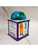 The World Stands on 3 Things Tzedakah Box | Tzedakah Boxes | Judaica