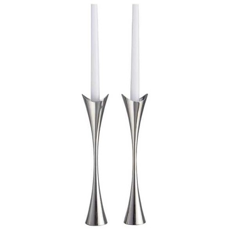 Nambe Curve Candlesticks | Candle Holders | Judaica