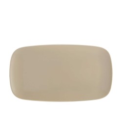 Stoneware Rectangular Platter - Sand | Home Goods | Judaica