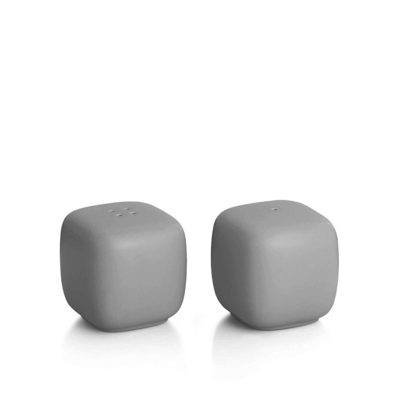 Stoneware Salt & Pepper Set - Slate | Home Goods | Judaica