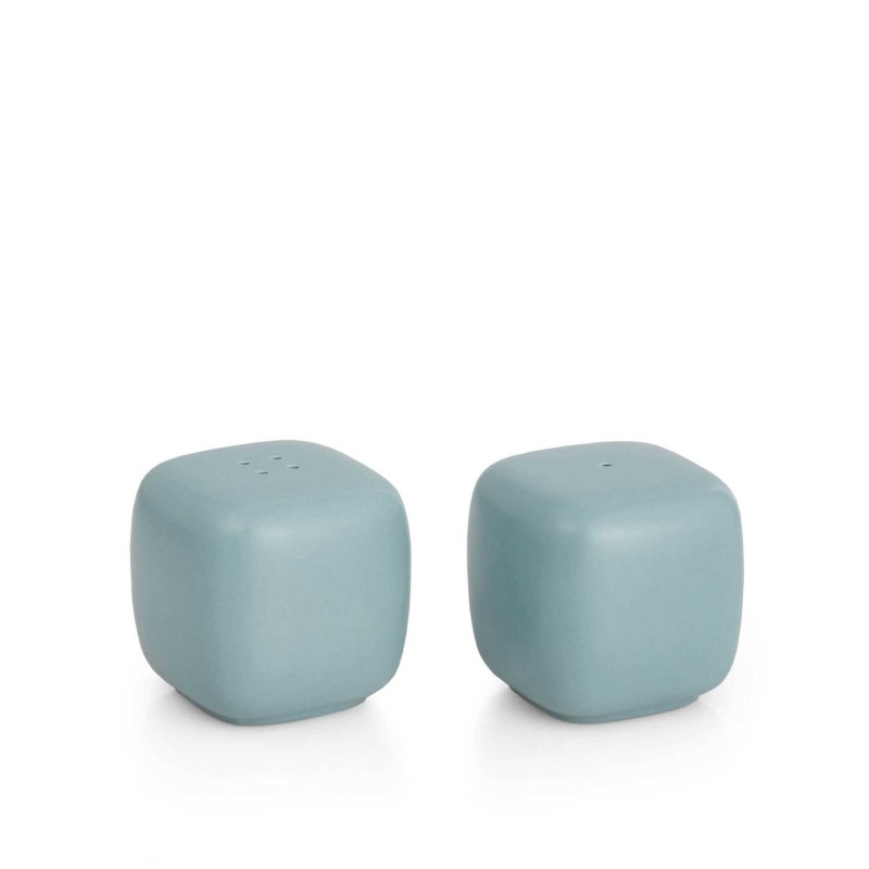 Stoneware Salt & Pepper Set - Ocean | Home Goods | Judaica