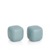 Stoneware Salt & Pepper Set - Ocean | Home Goods | Judaica