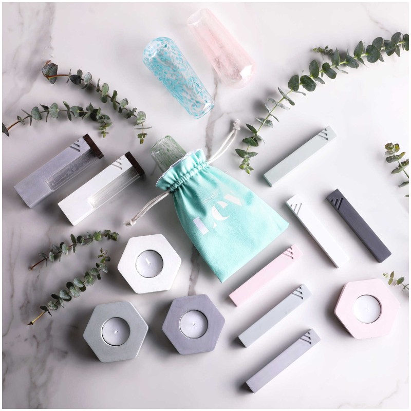 Modern Minimalist Cement Mezuzah Case By Project L | Mezuzahs | Judaic