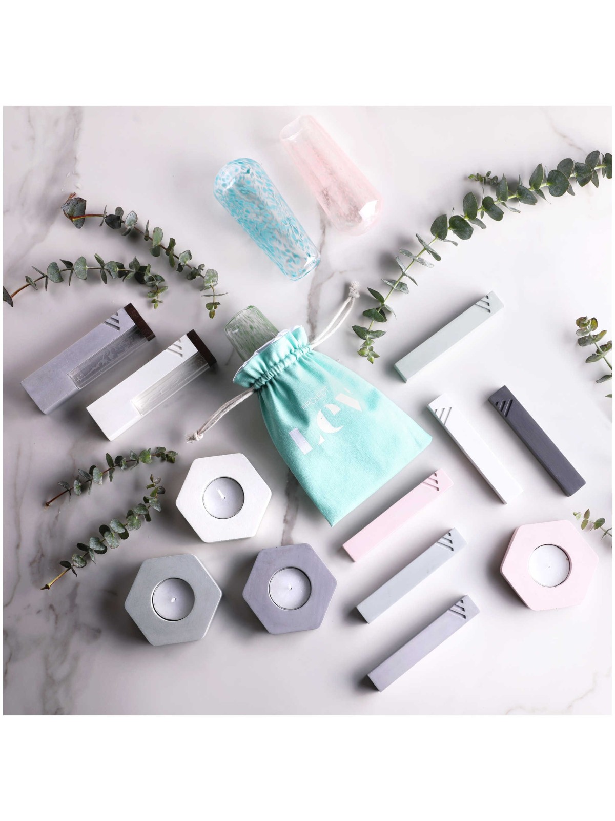 Modern Minimalist Cement Mezuzah Case By Project L | Mezuzahs | Judaic