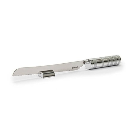Silver Rings Challah Knife with Salt Shaker by Yai | Challah Knives |