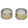 Lasercut Pomegranate Design Aluminum Travel Tealig | Candle Holders |