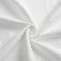 Chenille Circle-White Jacquard Tablecloth | Home Goods | Judaica