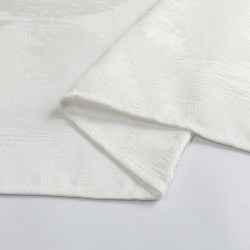 Chenille Circle-White Jacquard Tablecloth | Home Goods | Judaica