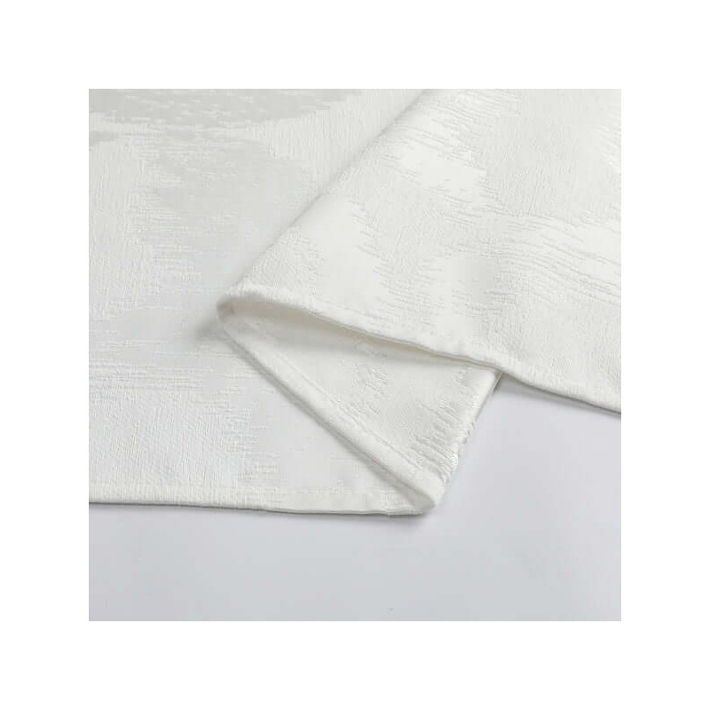 Chenille Circle-White Jacquard Tablecloth | Home Goods | Judaica