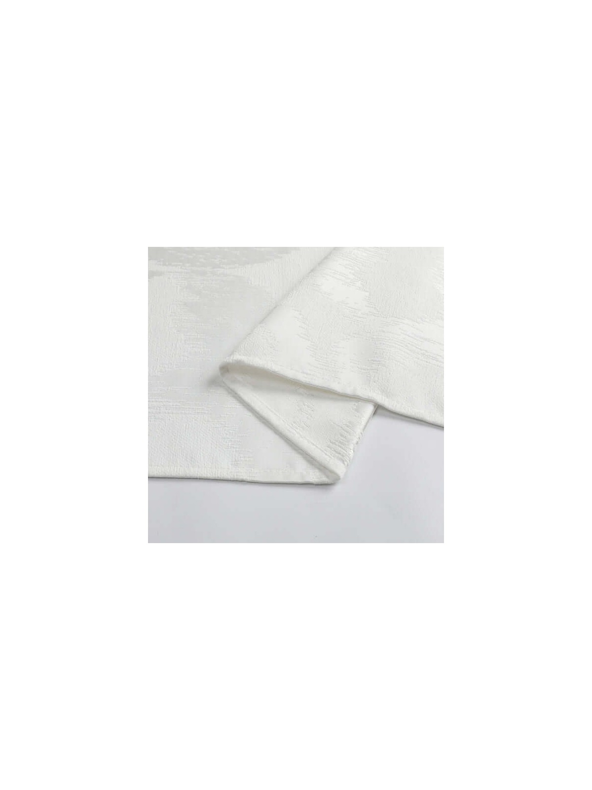 Chenille Circle-White Jacquard Tablecloth | Home Goods | Judaica
