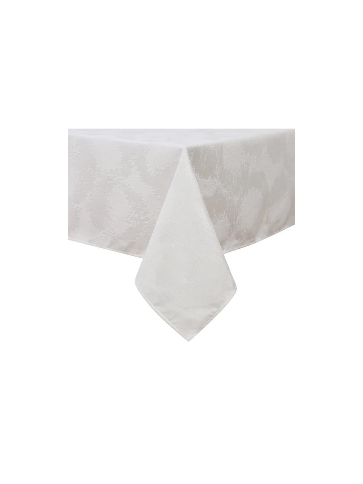 Chenille Circle-White Jacquard Tablecloth | Home Goods | Judaica