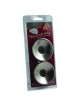 Silver Bobeche Safety Candle Drip Cups | Candle Holders | Judaica