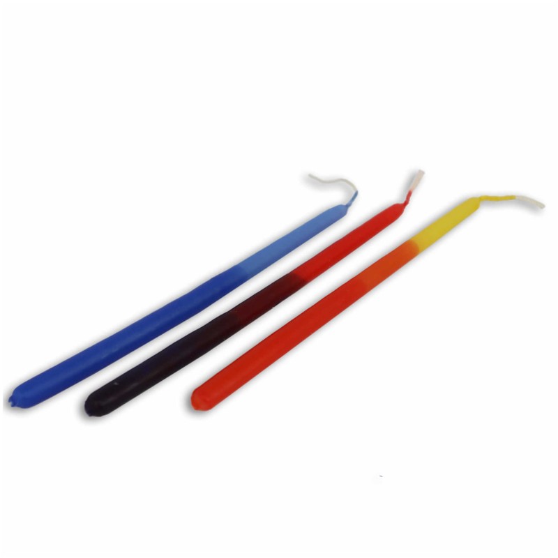 Multicolor Deluxe Handcrafted Hanukkah Candles | Artists and Designers