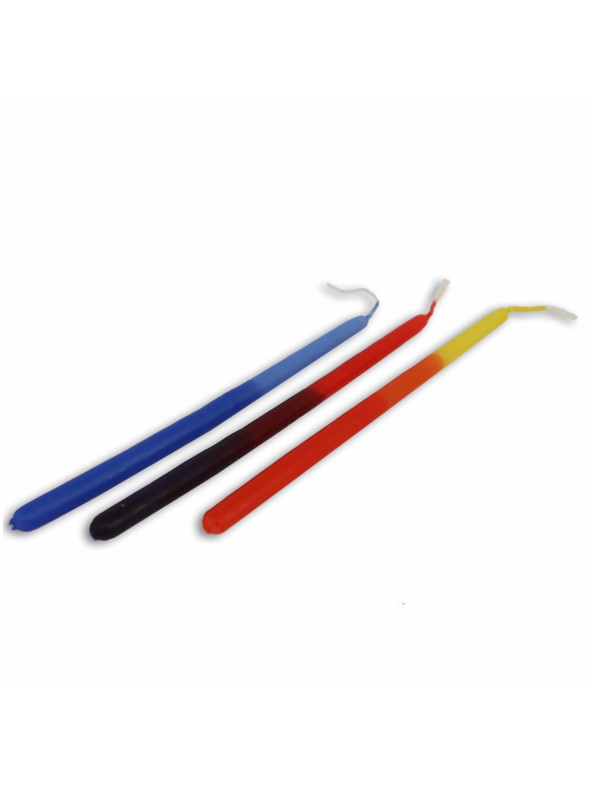 Multicolor Deluxe Handcrafted Hanukkah Candles | Artists and Designers