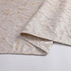 White Gold Jacquard Tablecloth | Home Goods | Judaica